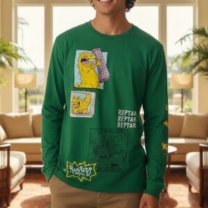 Nickelodeon Rugrats Reptar Graphic Tee Shirt Size Medium